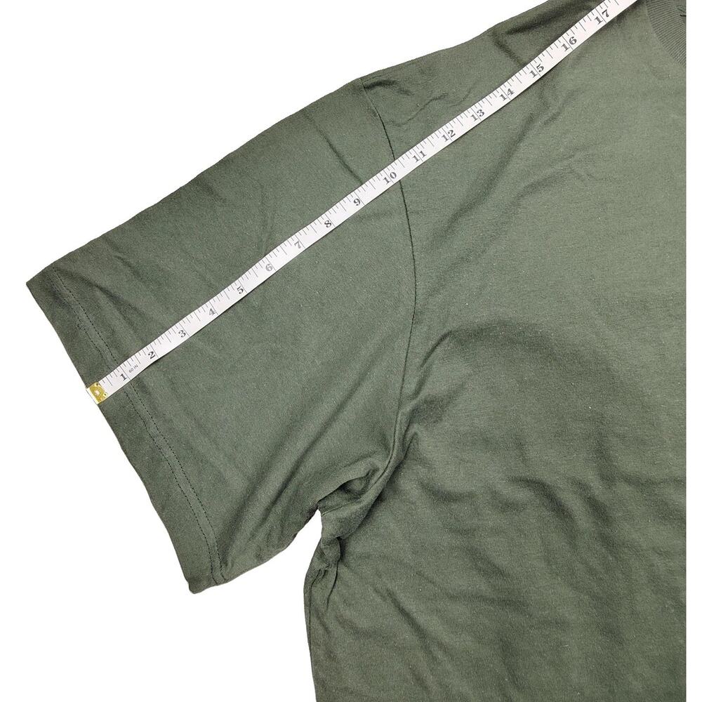 Cherokee Shirt Mens 3XL Green Short Sleeve Crew Neck Cotton Tee Casual T-Shirt - Picture 8 of 9
